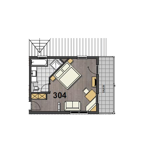 Zimmer Panorama-plan