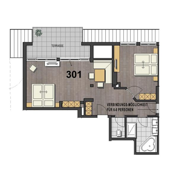 Suite Enzian-plan